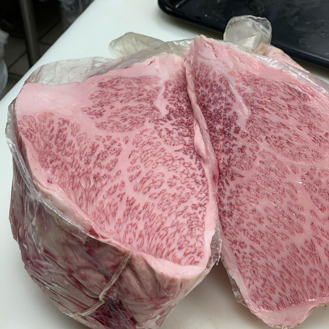 橙伯乐现货澳洲m12霜降和牛雪花谷饲三角牛霖牛小排500克日式烧肉牛排