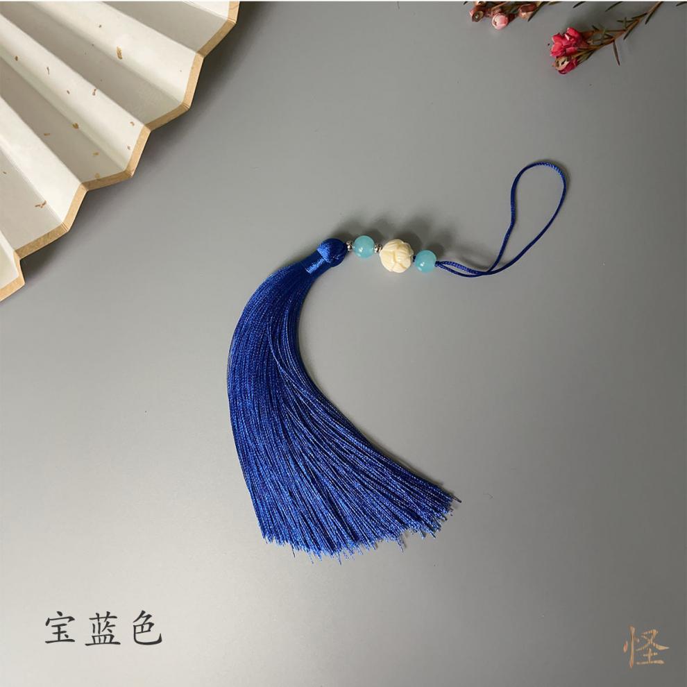 剑穗 莲花流苏穗子古风汉服压襟旗袍吊穗diy手工折扇笛子宝剑挂坠配件