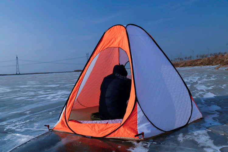 六角冰钓帐篷冬钓加棉加厚户外保暖防寒速开钓鱼帐篷防风冰钓屋sn5973