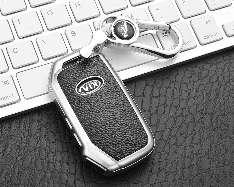 19款起亚k3/悦达/智跑汽车钥匙套装饰用品大全专用男女创意包壳扣