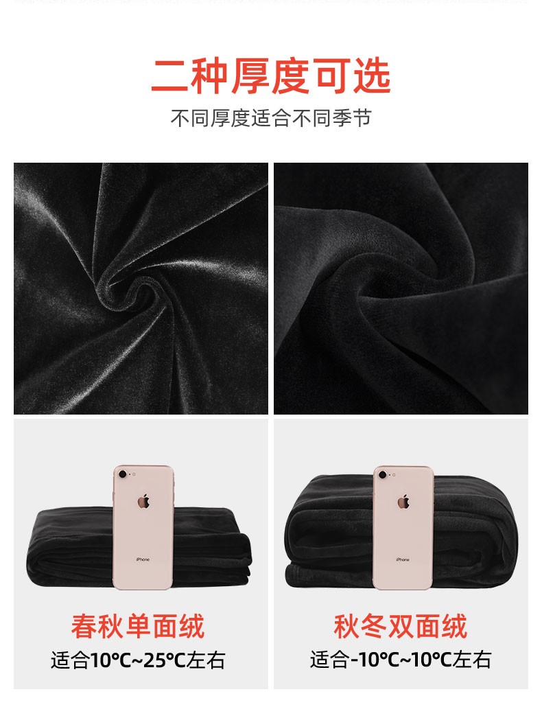 88879-忻萦(XIN YING)金丝绒阔腿裤女秋冬高腰宽松坠垂感直筒黑色加绒裤子休闲拖地加厚 黑色(加绒加厚,免费退换) 均码(建议157cm-170cm,90-150斤)-详情图