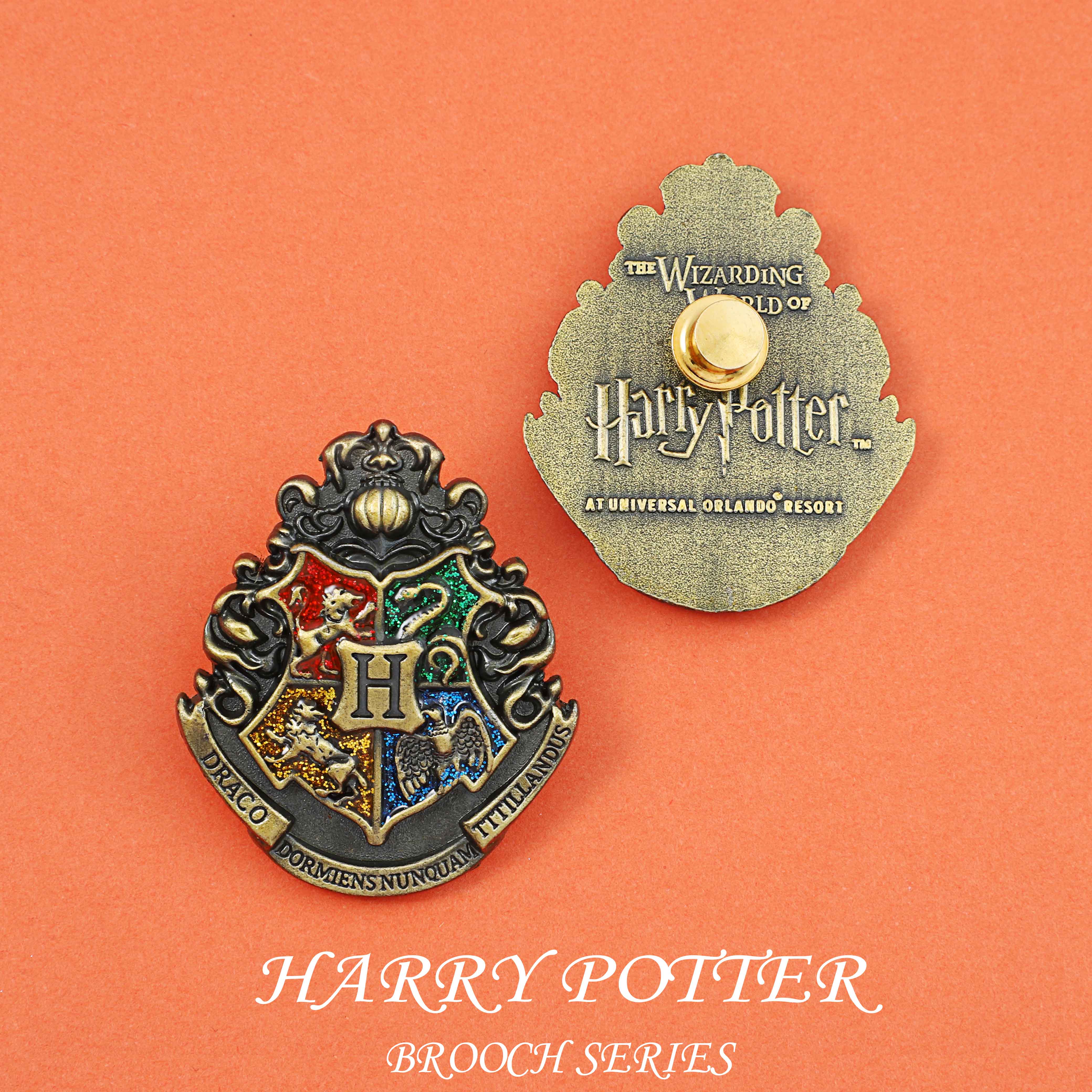 七夕情人节礼物哈利波特周边霍格沃茨格兰芬多斯莱特林胸针学院徽章