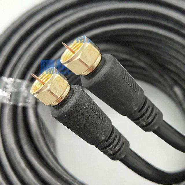 线中九中6卫星天接收信号闭路线高频头大锅小锅连接线 信号王(25米)