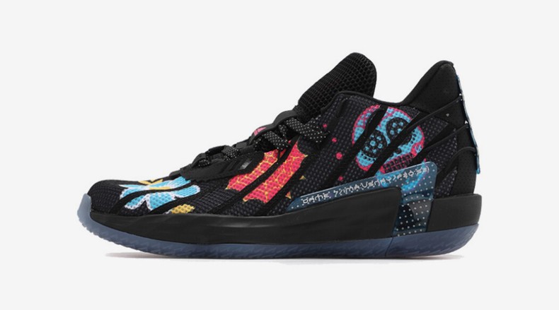 aaidas阿迪达斯 dame 7 gca利拉德7代亡灵节男子实战篮球鞋 fz3189 43