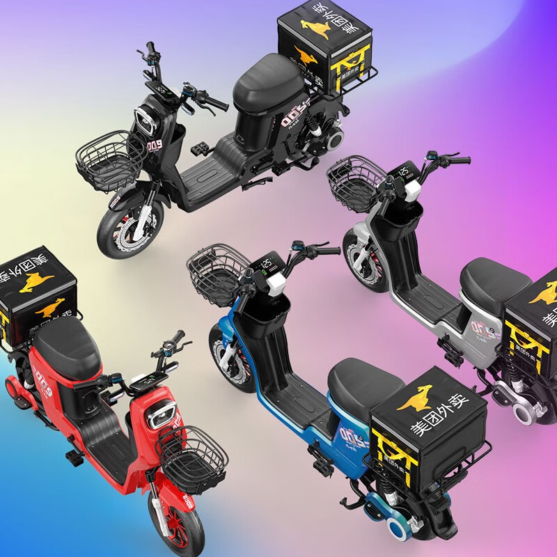 卓健外卖电动车成人锂电池车送餐车美团送快递男女家用新国标两轮电瓶