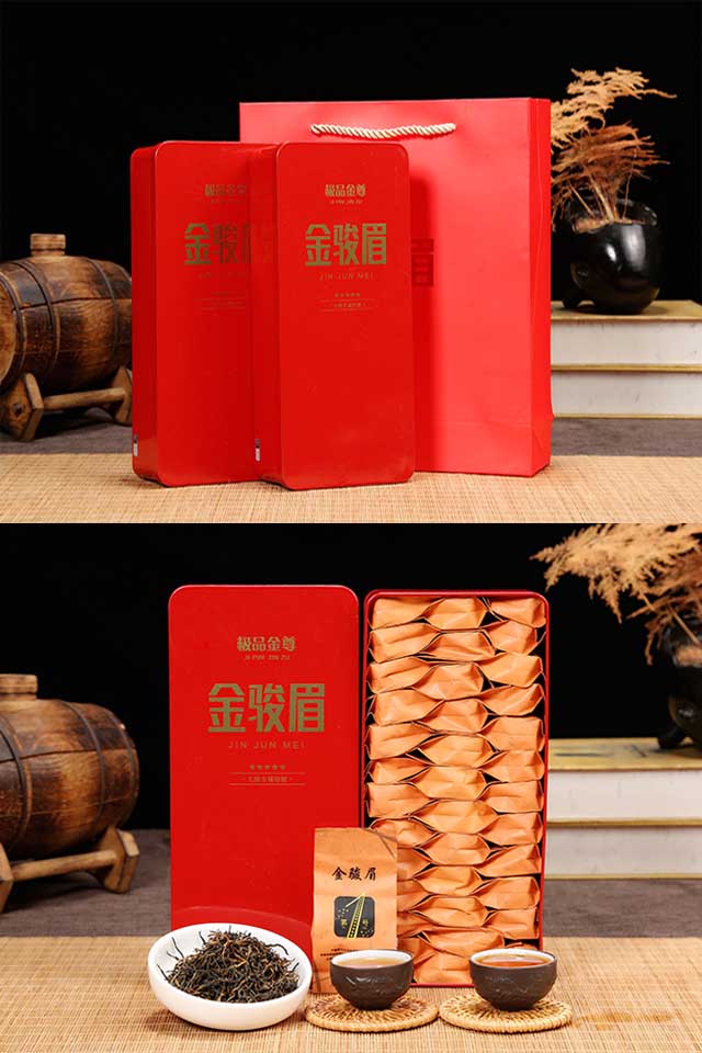 红茶茶叶金骏眉红茶叶蜜香浓香型特级正宗礼盒装 金骏眉铁盒装400克