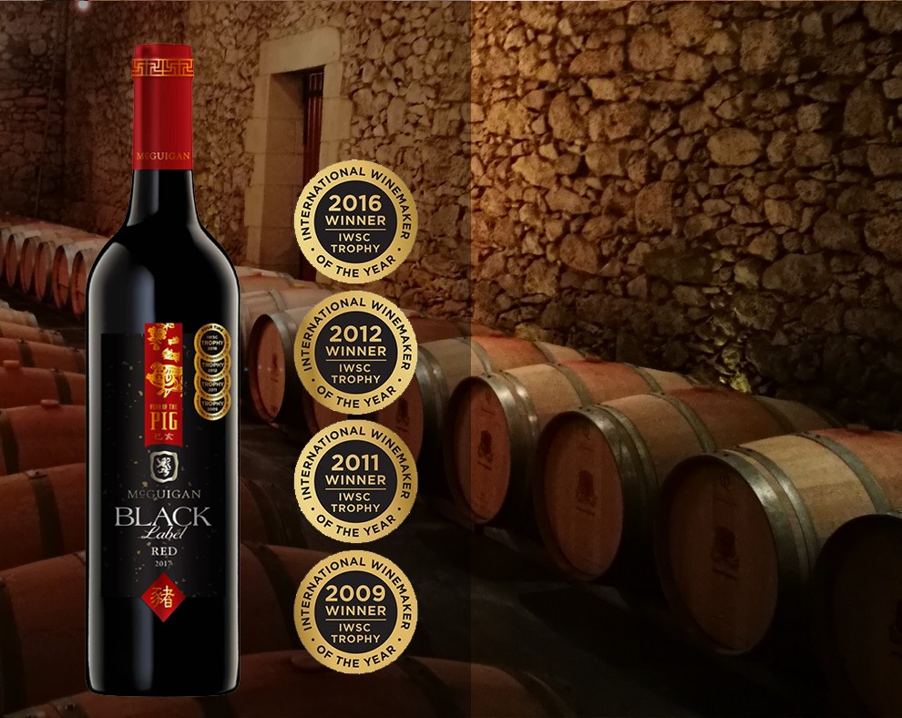麦格根mcguigan黑牌红葡萄酒澳洲进口红酒750ml6瓶整箱装