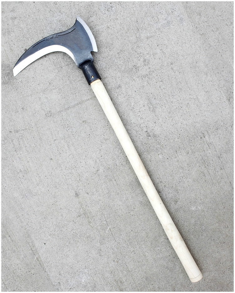 农用双砍镰刀砍柴刀户外开路砍树秆刀钓鱼刀砍竹弹簧钢手工锻打刀 双