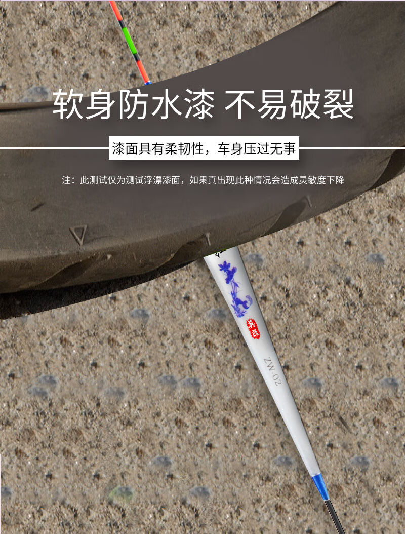 f红绿尾鱼漂高灵敏纳米浮漂加粗醒目轻口小碎目鲤鱼鲫鱼漂钓鱼漂标音