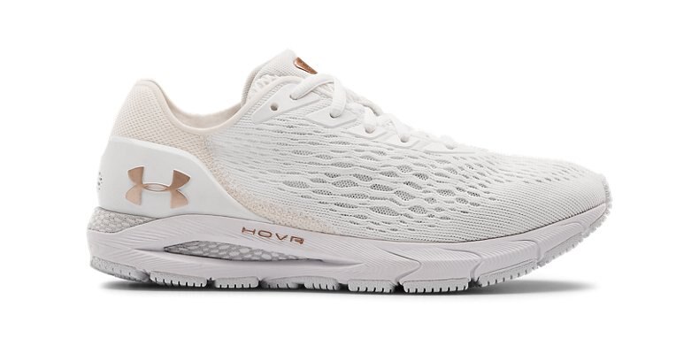 安德玛官方ua hovr sonic 3女子跑步运动鞋under armour3023937 白色