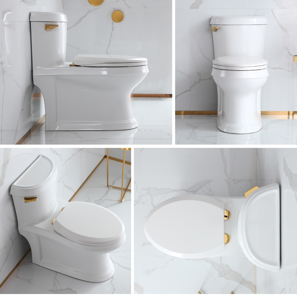 gohu卫浴马桶大冲力大口径喷射虹吸式坐便器静音防臭节水座便器家用防