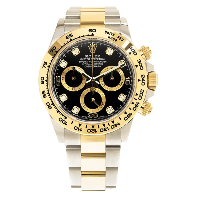 劳力士(rolex) 劳力士 迪通拿系列 自动机械腕表 间黄金材质 钻石刻度