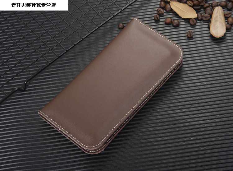 真皮手机包p30/pro多功能牛皮手机套mate20/pro/rs真皮手拿卡包钱包双