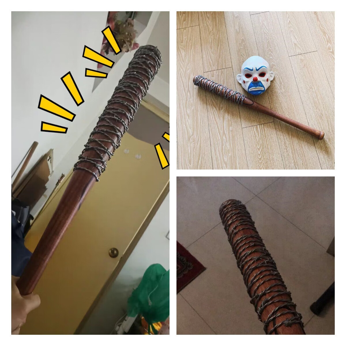 露西尔棒球棒球棍行尸走肉露希尔尼根明日之后铁丝棒球棍移速棍 版