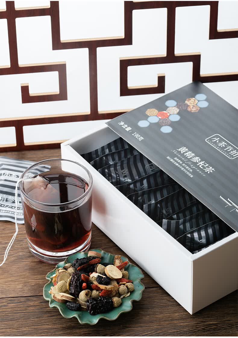 小茶节拍五宝茶人参黄精茶枸杞桑葚茶 男人 袋泡茶