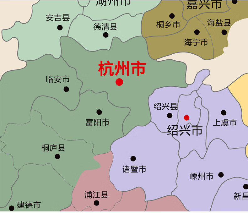 飄序定製廣東江蘇浙江省份地圖中國掛圖簡約版客廳辦公室牆面裝飾掛畫