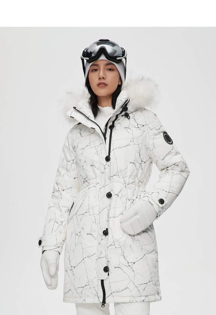 极寒系列波司登冬季新款羽绒服女中长款极寒系列毛领连帽防寒保暖鹅绒