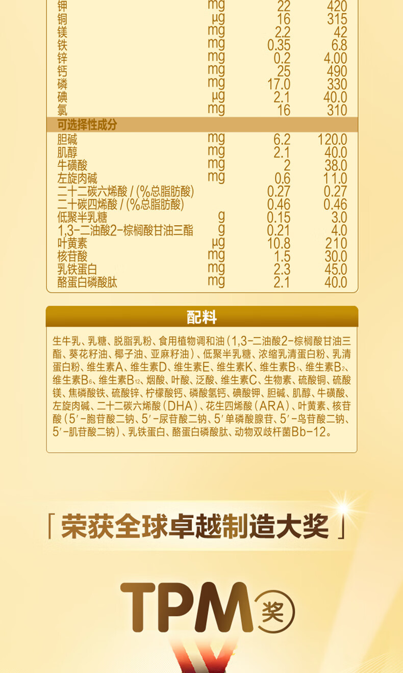 【整箱加送80元话费 】飞鹤星飞帆卓睿 幼儿配方奶粉 3段(12-36个月