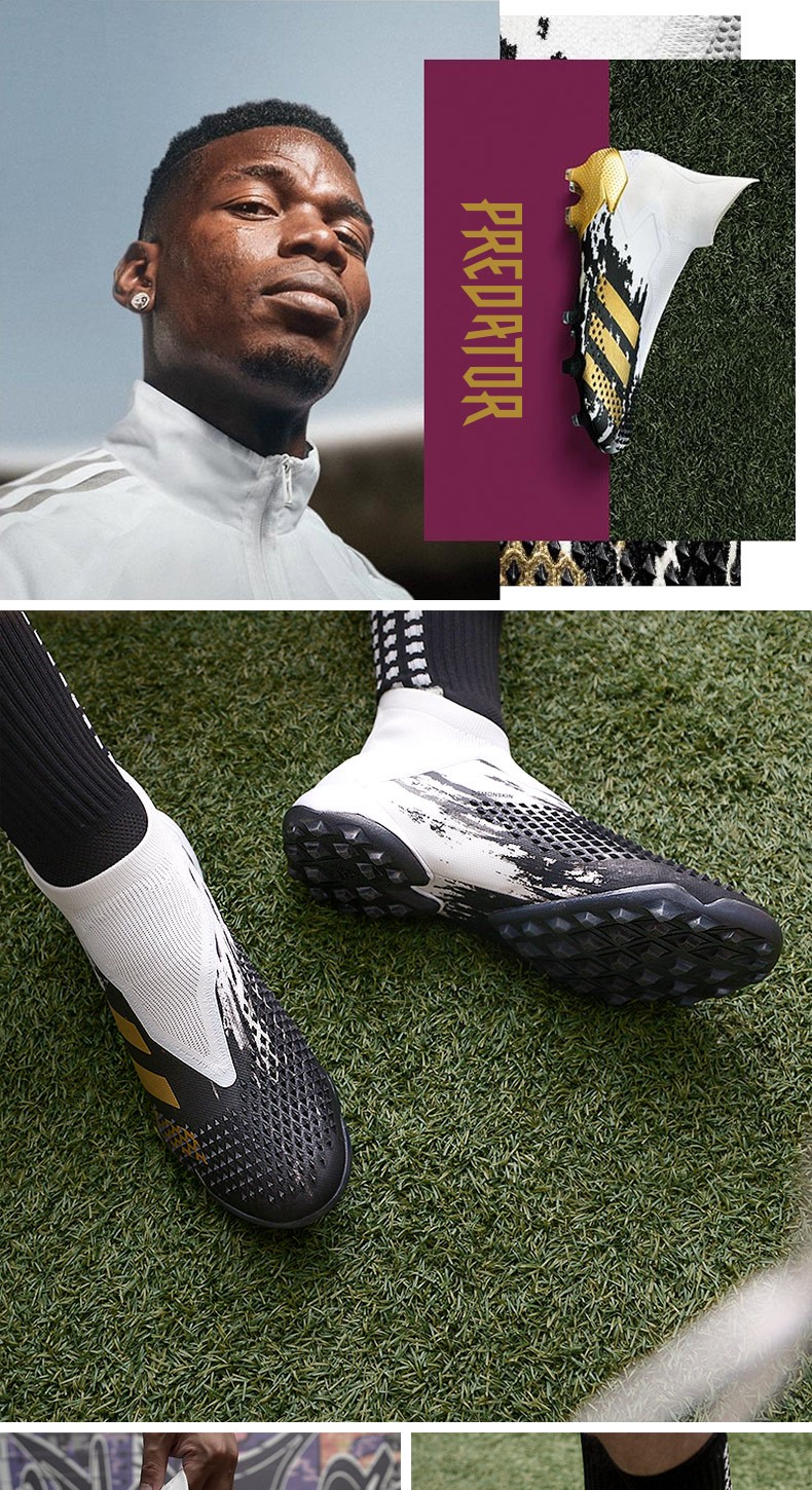 adidas阿迪达斯猎鹰predator20tf碎钉人草比赛足球鞋fw9179fw9179猎鹰