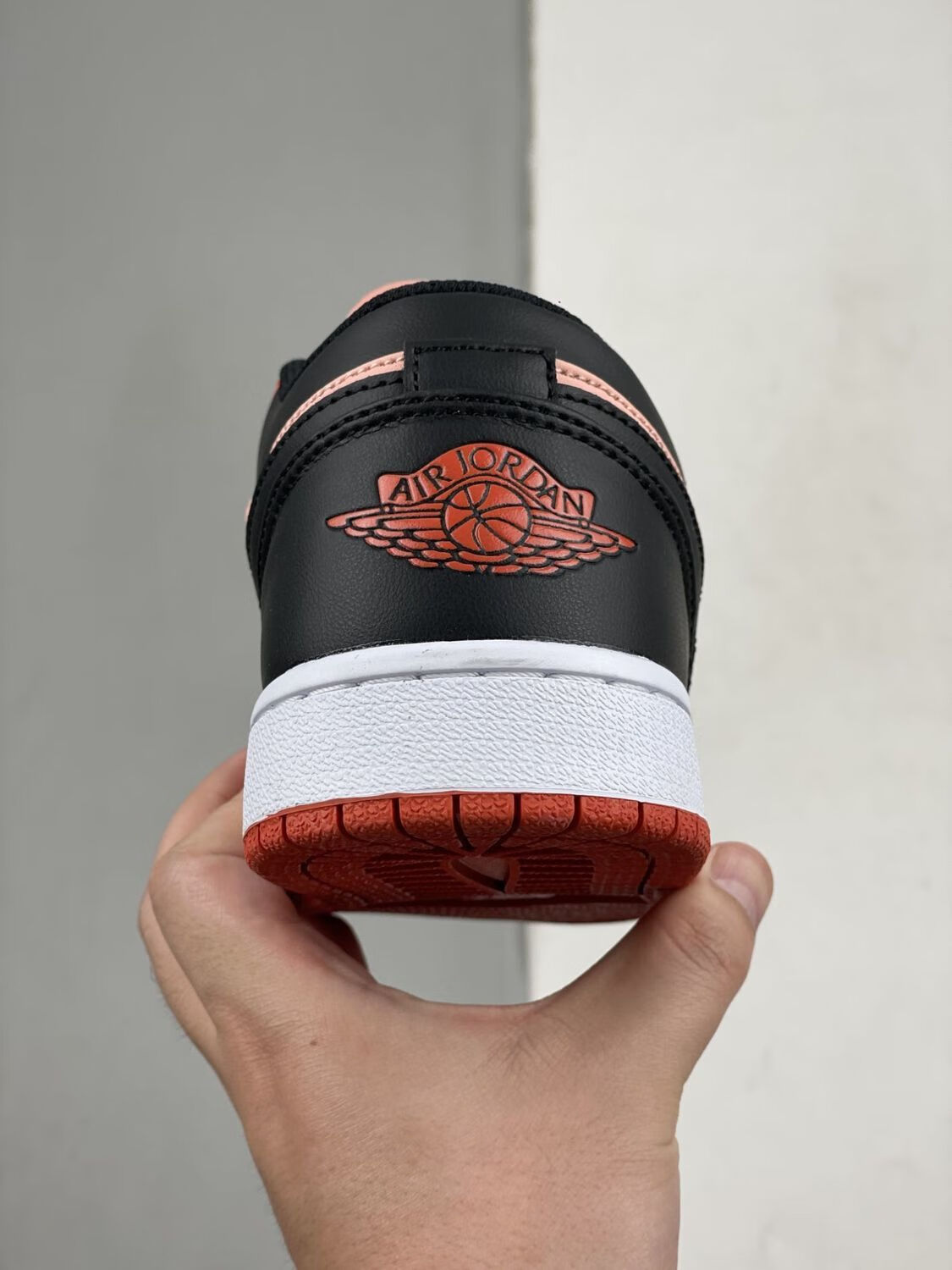 aj1 low 乔1男女黑橙低帮鞋百搭运动休闲鞋透气潮流鞋dm3379-600 黑橙