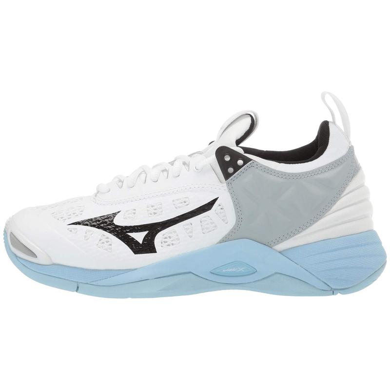 mizuno 美津浓女士排球鞋 经典运动风通用wave black/silver 标准37