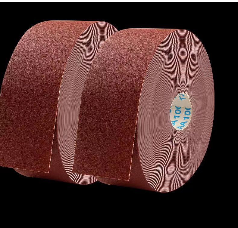 50米软布卷砂卷手撕软布卷601000配砂纸架纱布沙纸抛光打磨砂带20米