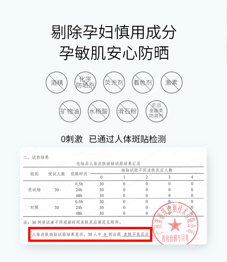 袋鼠妈妈卓薇焕亮清透防晒隔离霜孕妇化妆品孕妇护肤品孕妇防晒霜孕妇