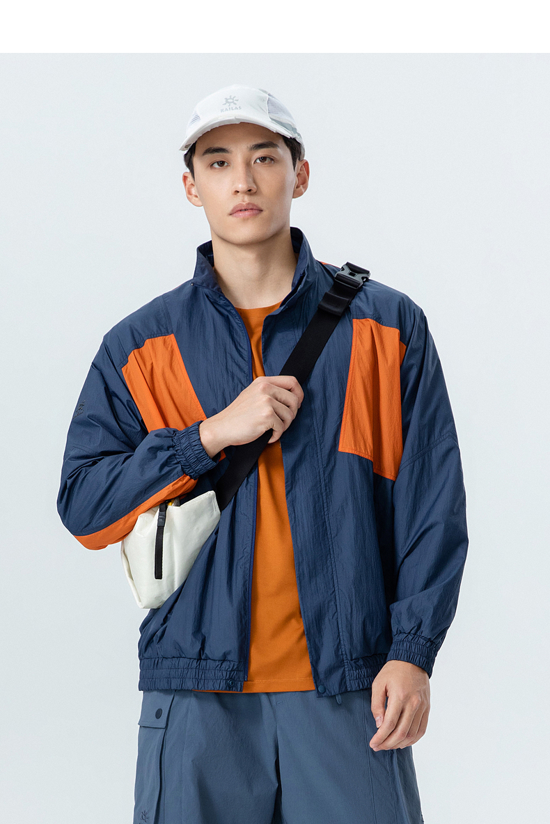 凯乐石新款轻薄防晒衣男士夏季户外运动透气皮肤衣防风登山服外套跳伞