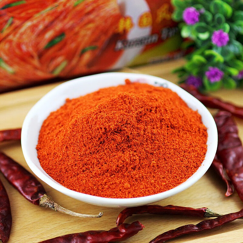qdhh韩式辣椒面1千克粗辣椒面细辣椒粉多元户户辣椒粉 细辣椒面1千克*