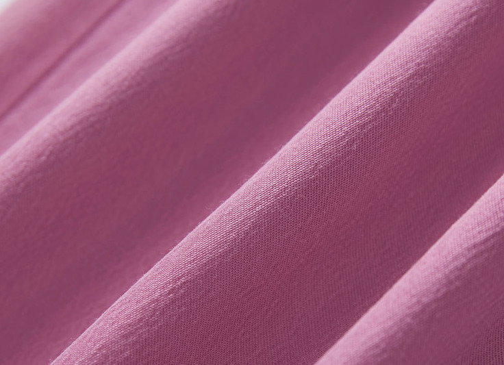 红袖休闲裤春装新款光泽垂感松紧腰阔腿裤女多色宽松裤子 粉末蓝412 s