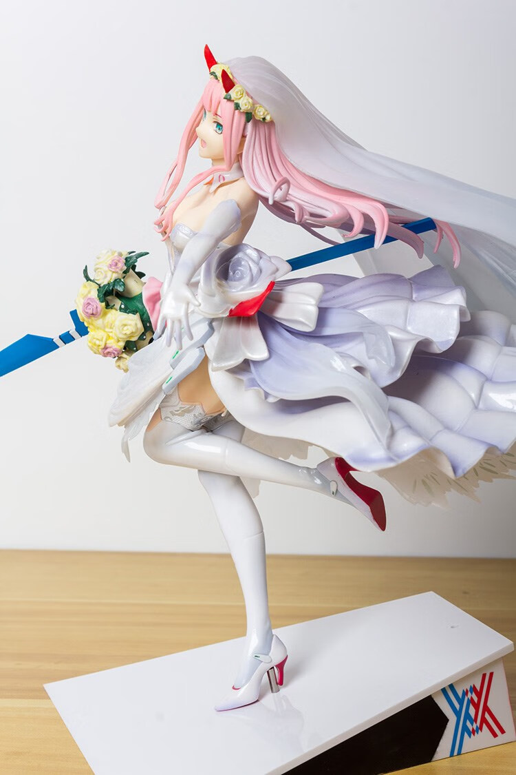 bandai/万代 02婚纱国家队日本美少女达令零二花嫁动漫二次元模型摆件