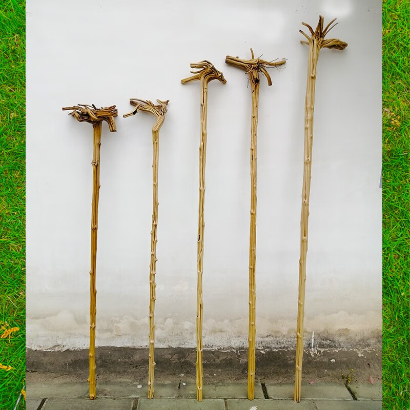 南玛都(nanmadol) 实木天然藤条禅杖木拐杖防滑按摩手杖木制拐棍老人