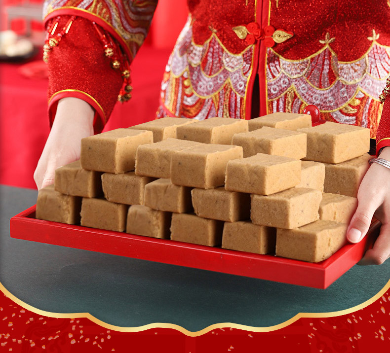 东美佳庆300年非遗婚庆手工传统糕点葱酥东美糕香滑花生糕150g无蔗糖