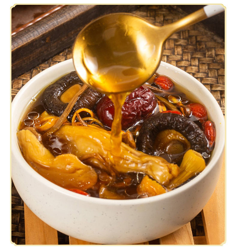 礼盒装菌菇汤料茶树菇虫草花猴头菇干香菇食用野生菌年货煲汤送礼