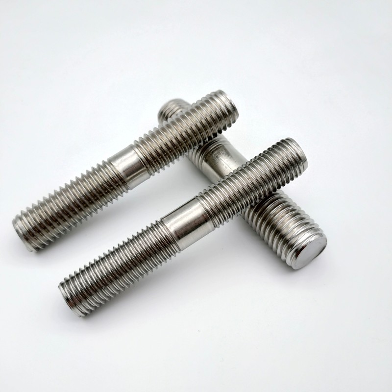 304不锈钢双头螺栓加长两头螺丝双边螺杆丝杆两边螺纹牙棒m3m4m5恒虎