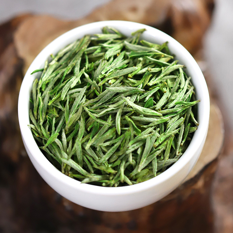 黄山原产毛峰嫰芽毛尖明前黄山安徽绿茶春茶茶叶雀舌翠芽湄潭散精选