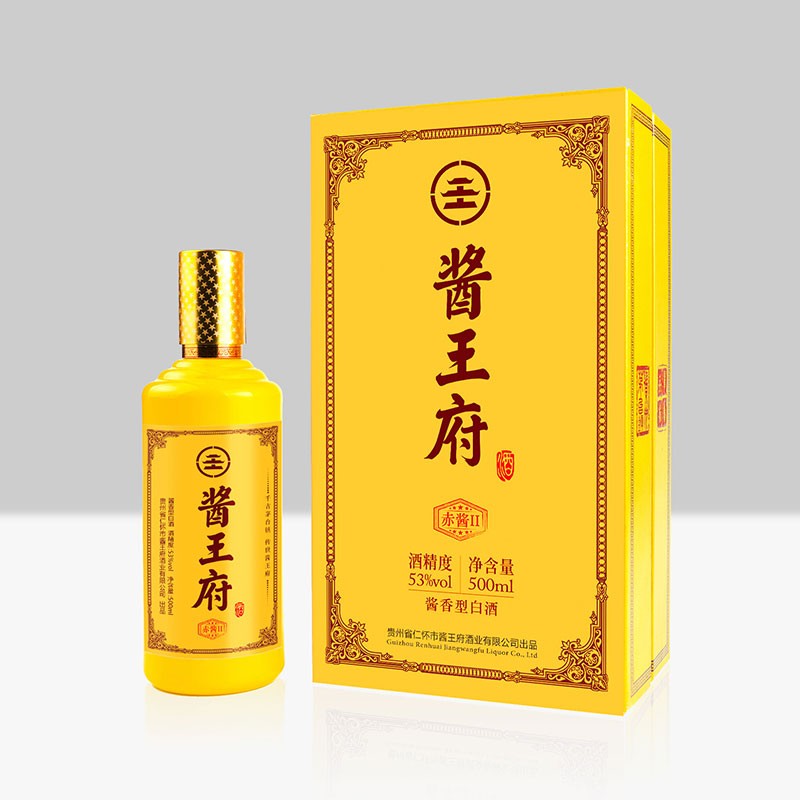 酱王府*赤酱Ⅱ号 贵州酱香白酒 大曲酱香白酒500ml【单瓶】【图片