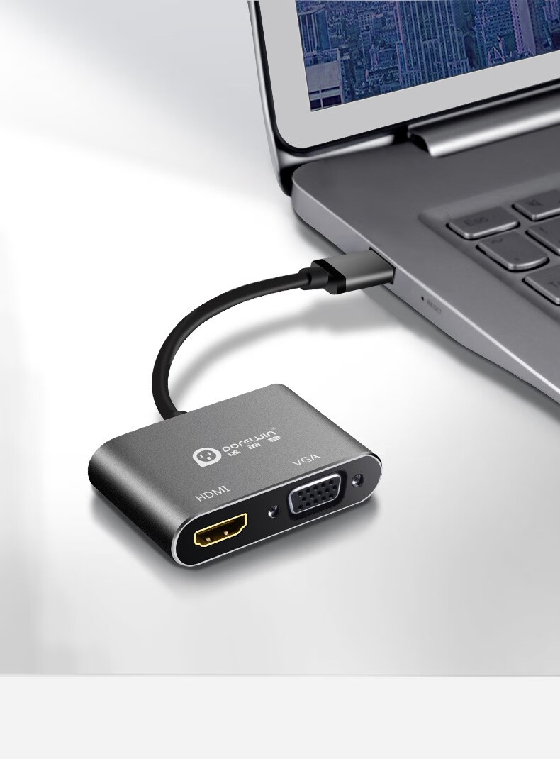 华为通用usb转hdmi转接头vga外置显卡转换器高清接口笔记本电脑外接