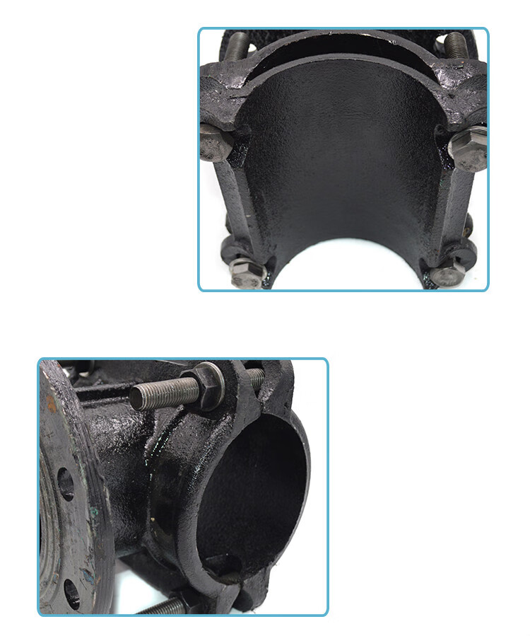 马鞍分水三通铁管pvc/pe马鞍三通 分水用铁管pe管pvc两合三通接头 dn