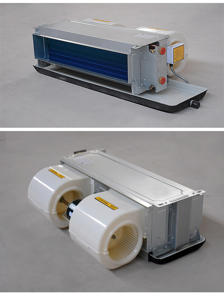 中央空调卧式暗装风机盘管工程家用水空调水冷水暖空调盘管机85wa不含