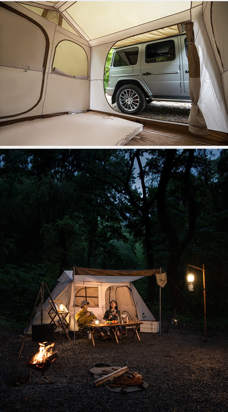 naturehike挪客屋脊自动帐篷户外便携式折叠野外露营野营屋脊帐 徒步