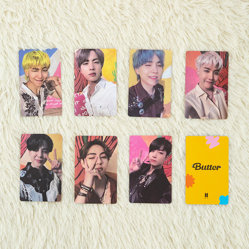 防弹少年团小卡butter黄油新专辑限量官方周边bts线下特典卡 金泰亨
