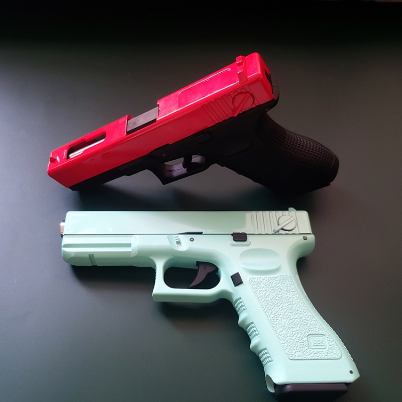 定制格洛克q1空仓挂机正三泰下供弹6mm手拉抛壳软弹道具模型 基础黑