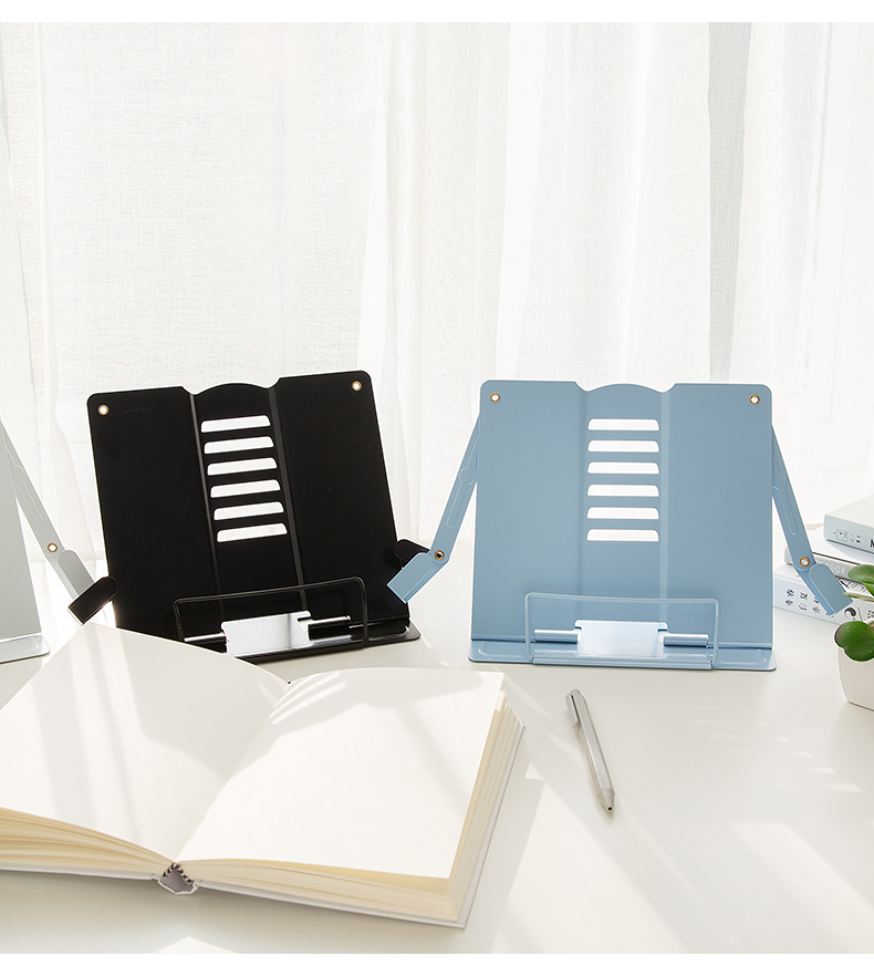 读书架阅读架创意书夹书靠创意ins风多功能可折叠小学生用便携抬头