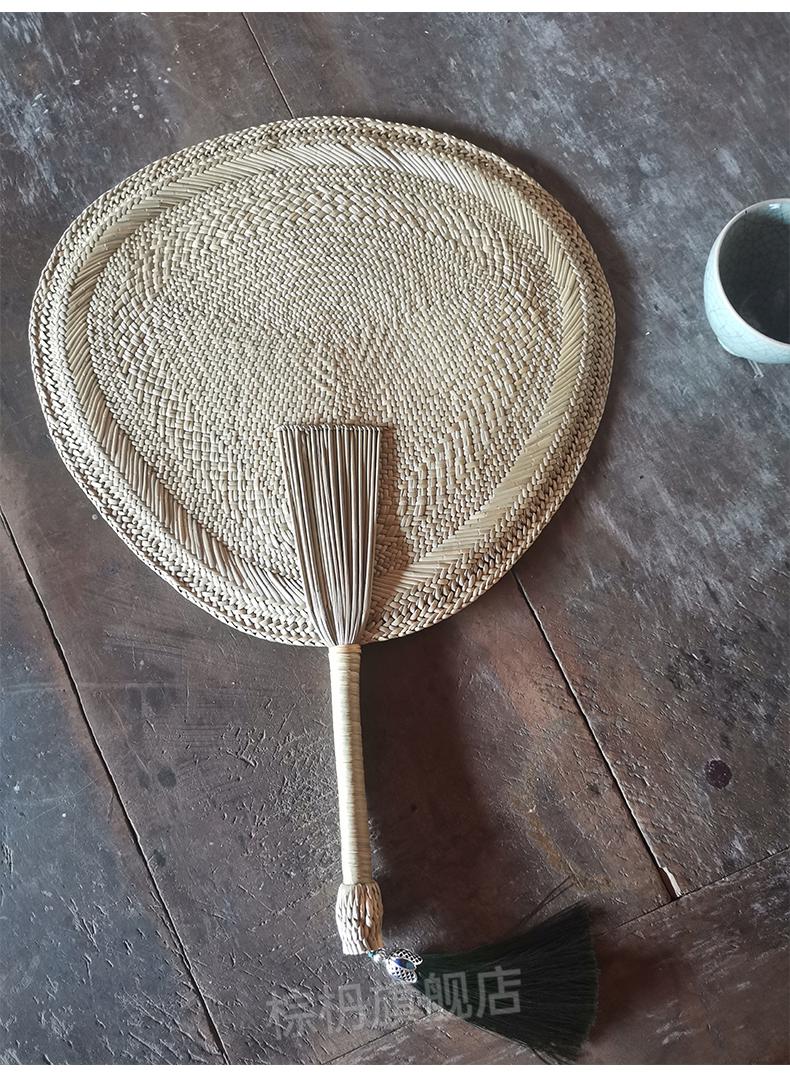 蒲扇蒲扇中国风古典手工扇汉服古风手摇纳凉宝宝驱蚊传统草编老式扇子