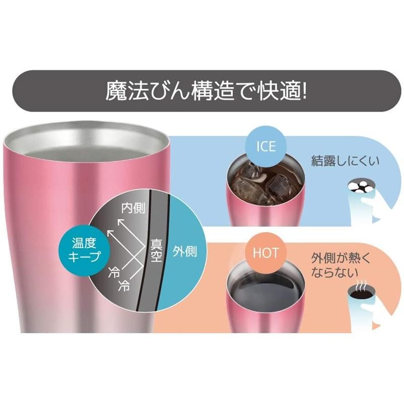 日本直邮 膳魔师 Thermos 真空绝缘不倒翁杯真空隔热平底杯金紫色jde 341c Gd Fd 340ml 图片价格品牌报价 京东