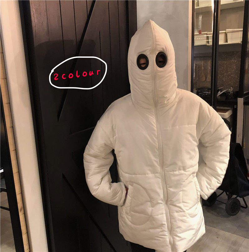 雅鹿羽绒服男抖音杨紫同款羽绒服奥特曼连帽带眼镜的外套外星人蜘蛛侠