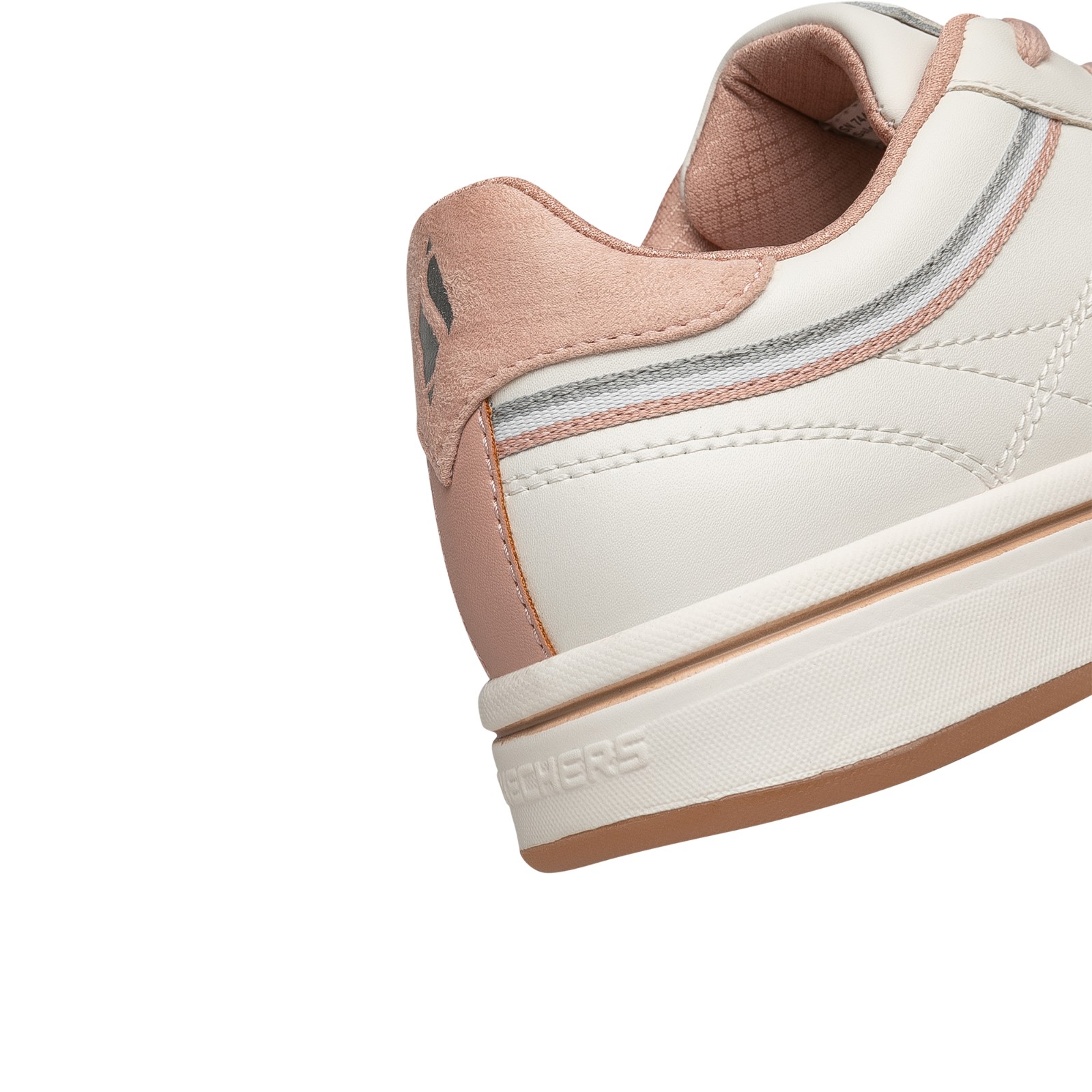 skechers斯凯奇女士街拍潮流小白鞋板鞋时尚拼色运动休闲鞋74431白色