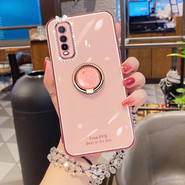 y51s【丁香紫】单壳 钢化膜