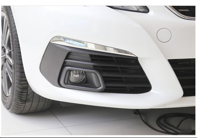 标致308雾灯总成1619款标志308led日行灯前防雾灯改装杠灯标致308雾灯